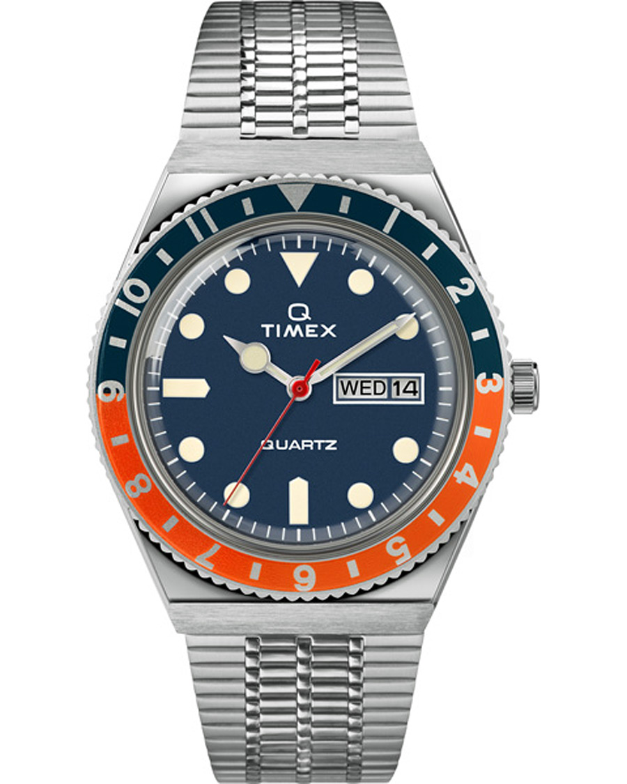 Herren | Timex Q Reissue 1979 Blue/Orange | Timex | Q Reissue 1979 Blue/Orange