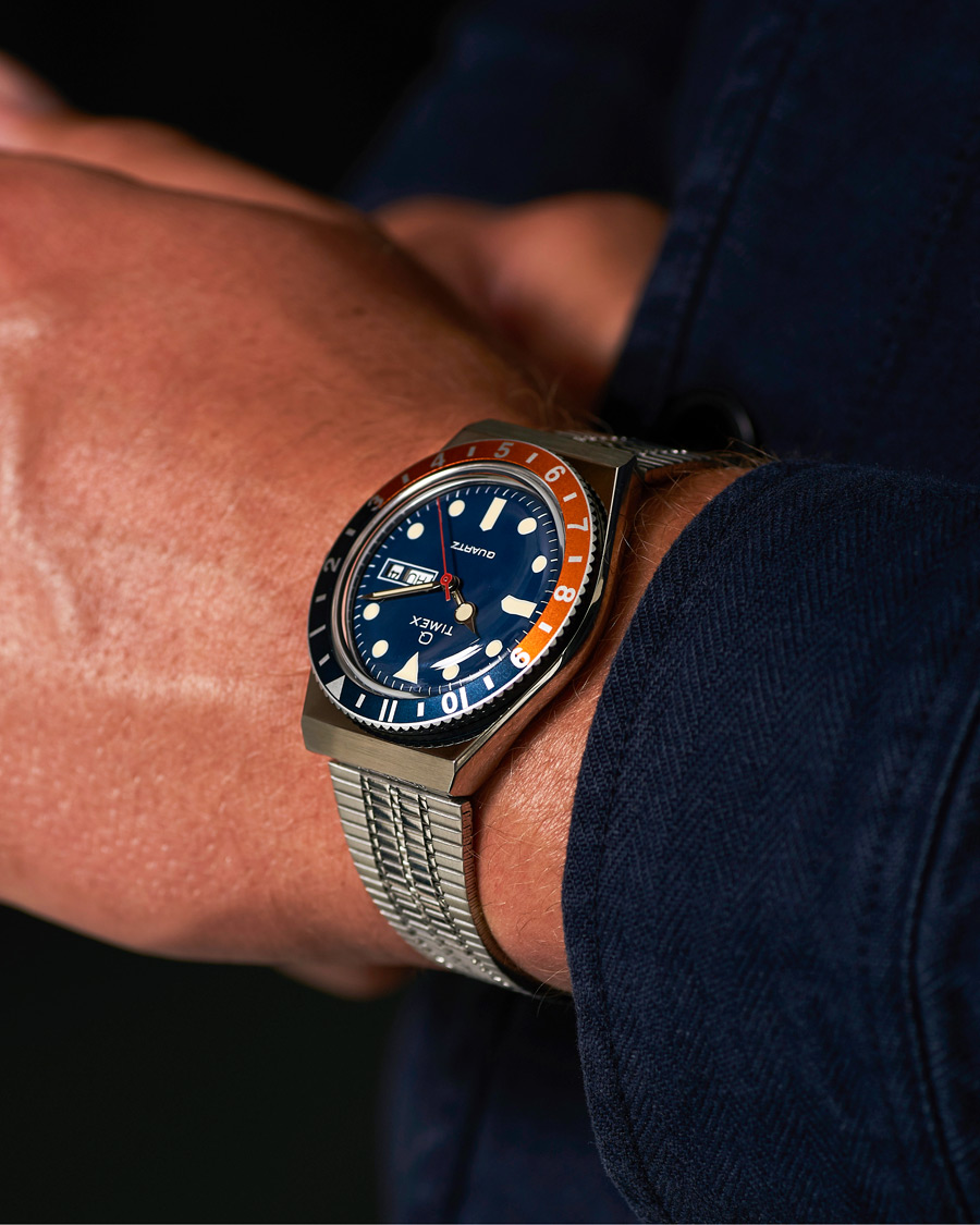 Herren | Timex Q Reissue 1979 Blue/Orange | Timex | Q Reissue 1979 Blue/Orange