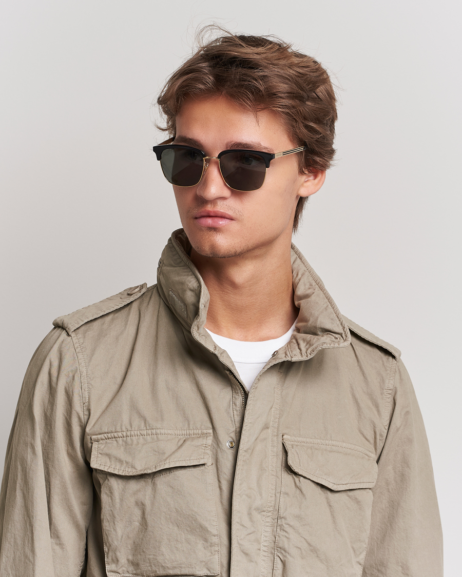 Herren | Gucci GG0697S Sunglasses Black | Gucci | GG0697S Sunglasses Black