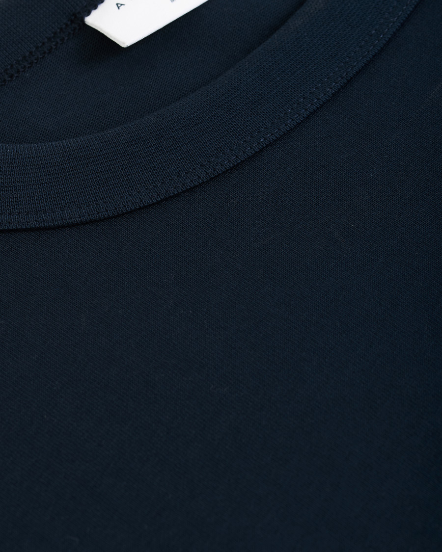 Herren | T-Shirts | A Day's March | Heavy Long Sleeve Tee Navy