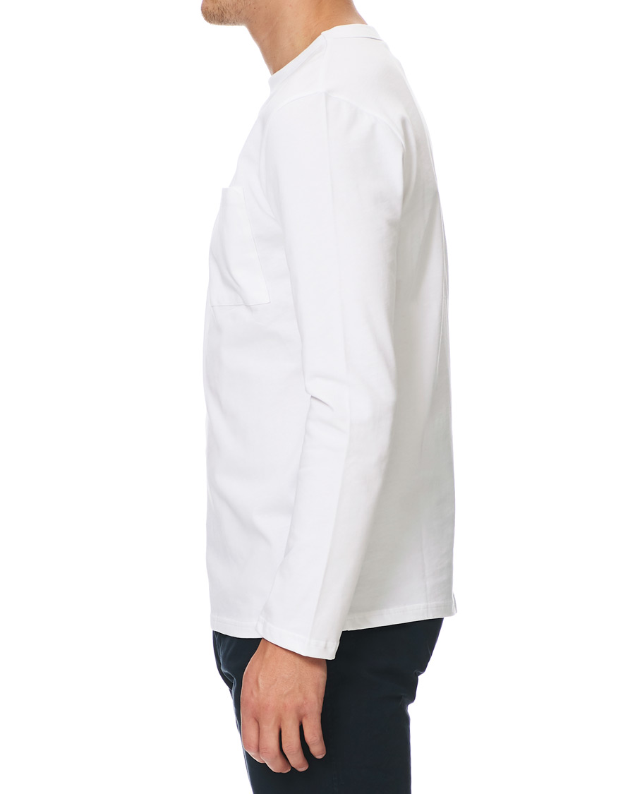 Herren | T-Shirts | A Day's March | Heavy Long Sleeve Tee White