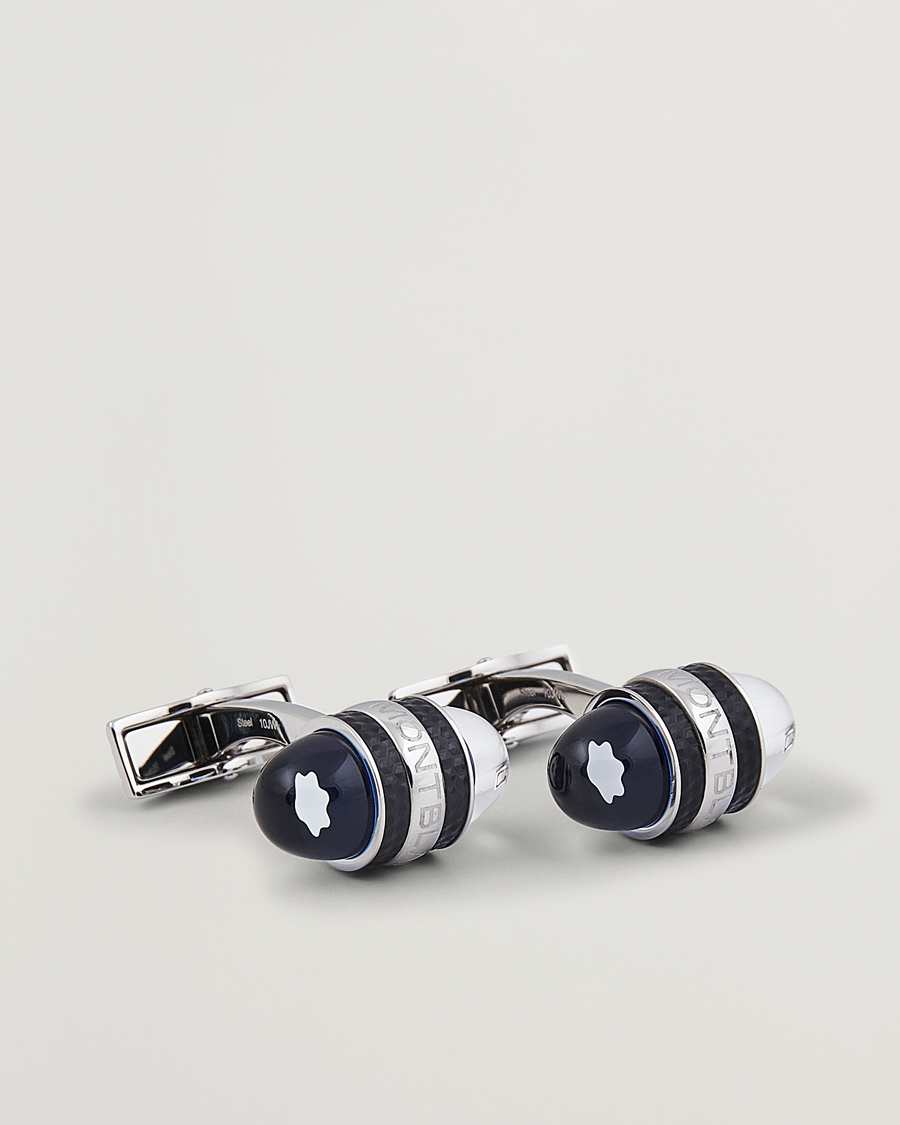 Herren | Manschettenknöpfe | Montblanc | Steel Lacquer SAW Cufflinks