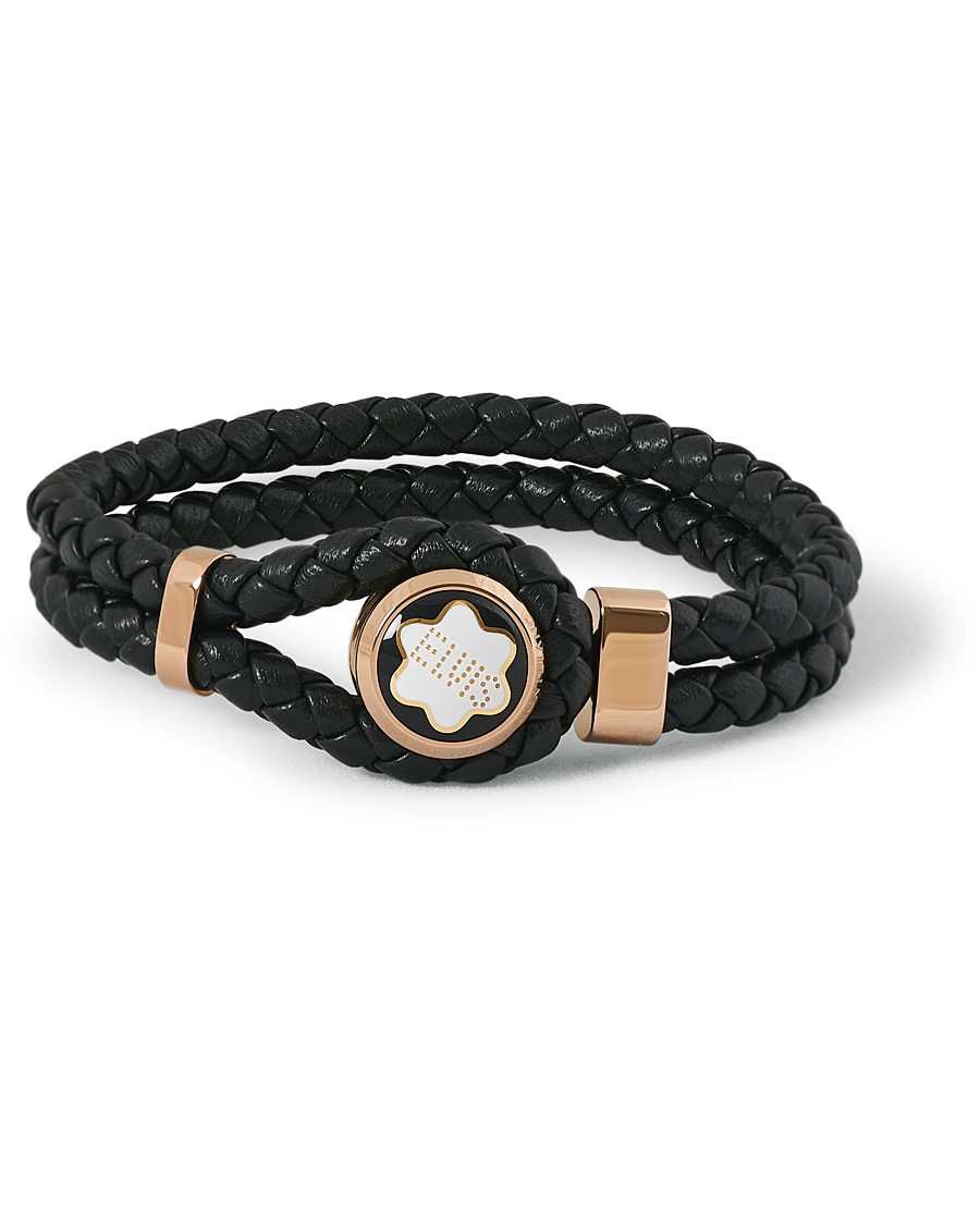 Herren | Montblanc Elvis Steel Leather Bracelet | Montblanc | Elvis Steel Leather Bracelet