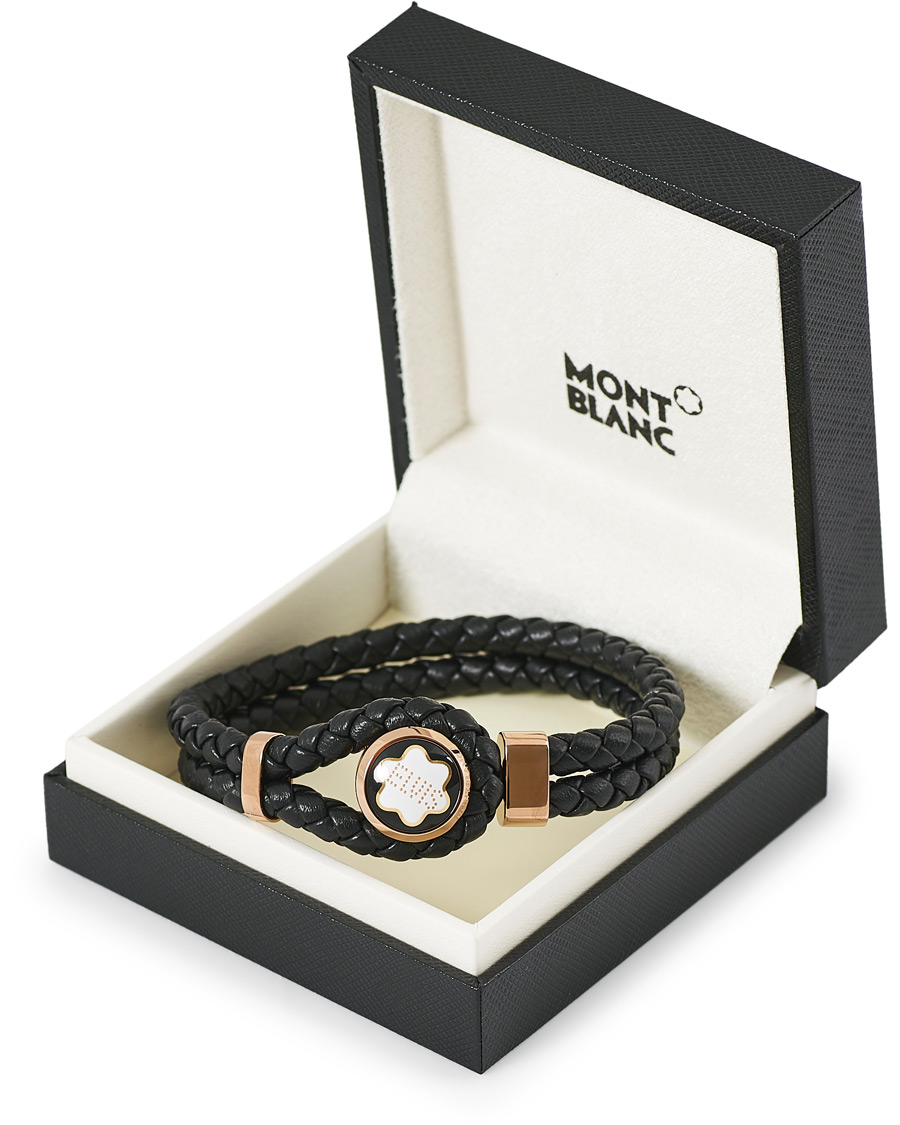 Herren | Montblanc Elvis Steel Leather Bracelet | Montblanc | Elvis Steel Leather Bracelet
