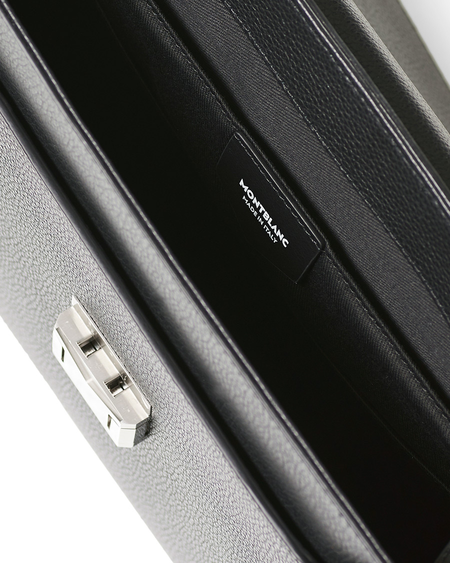 Herren | Montblanc MST Soft Grain Single Briefcase Black | Montblanc | MST Soft Grain Single Briefcase Black