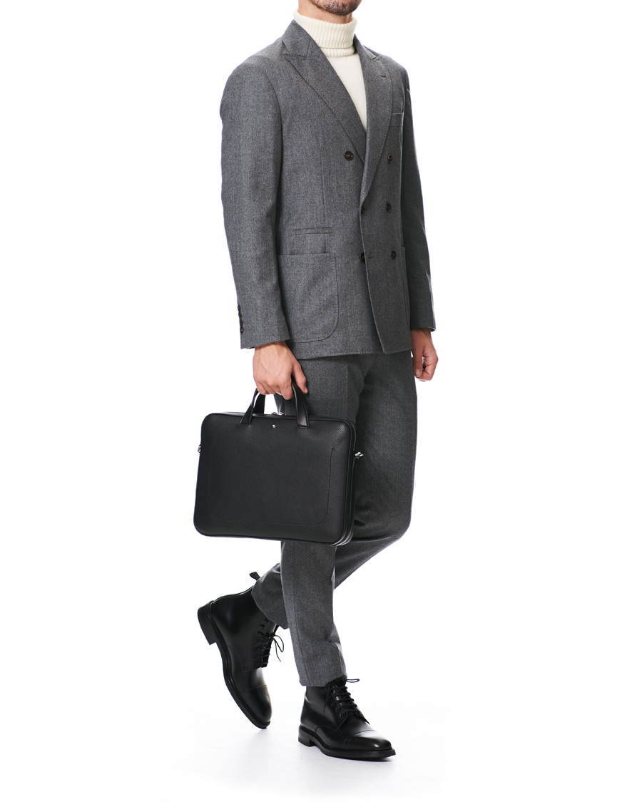 Herren | Montblanc MST Soft Grain Ultra Slim Document Case Black | Montblanc | MST Soft Grain Ultra Slim Document Case Black
