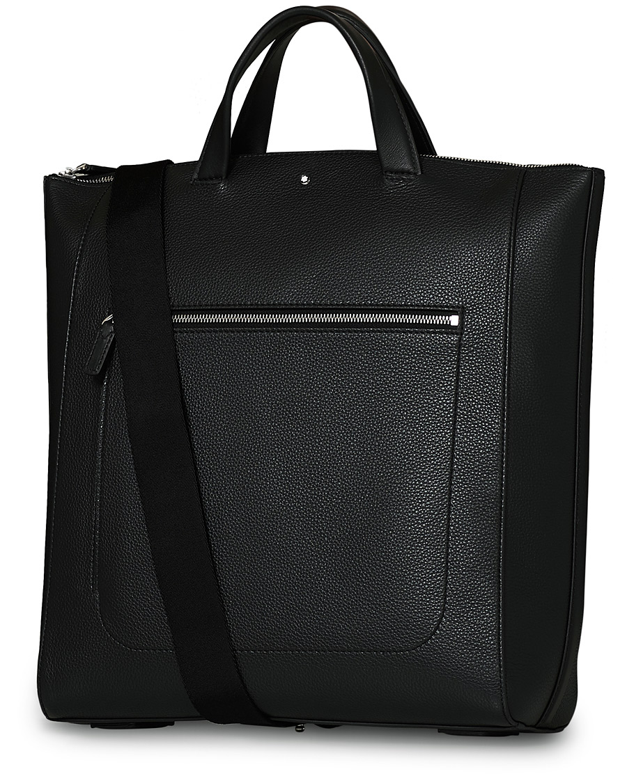 Herren | Montblanc MST Soft Grain Tote with Zip Black | Montblanc | MST Soft Grain Tote with Zip Black