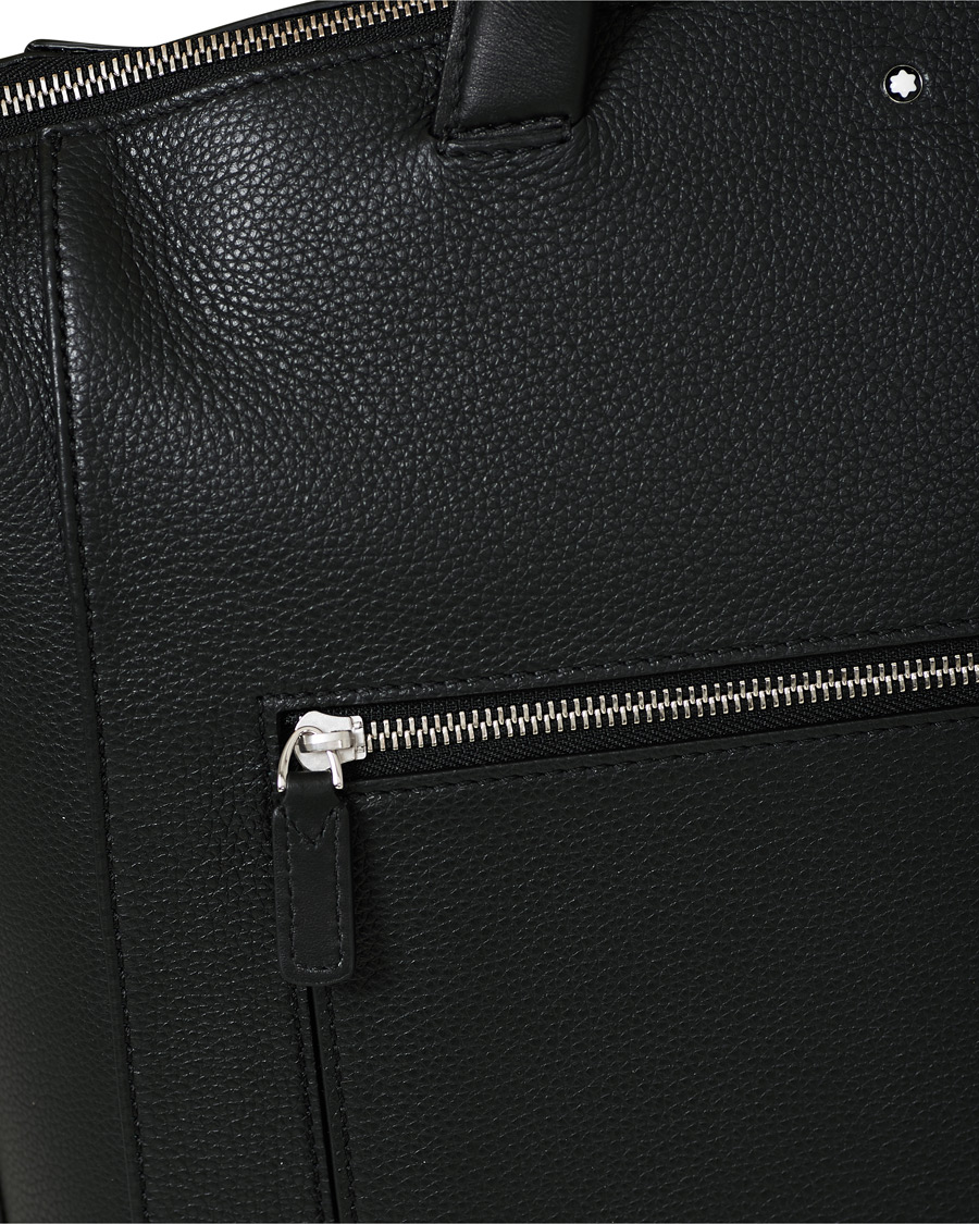 Herren | Montblanc MST Soft Grain Tote with Zip Black | Montblanc | MST Soft Grain Tote with Zip Black