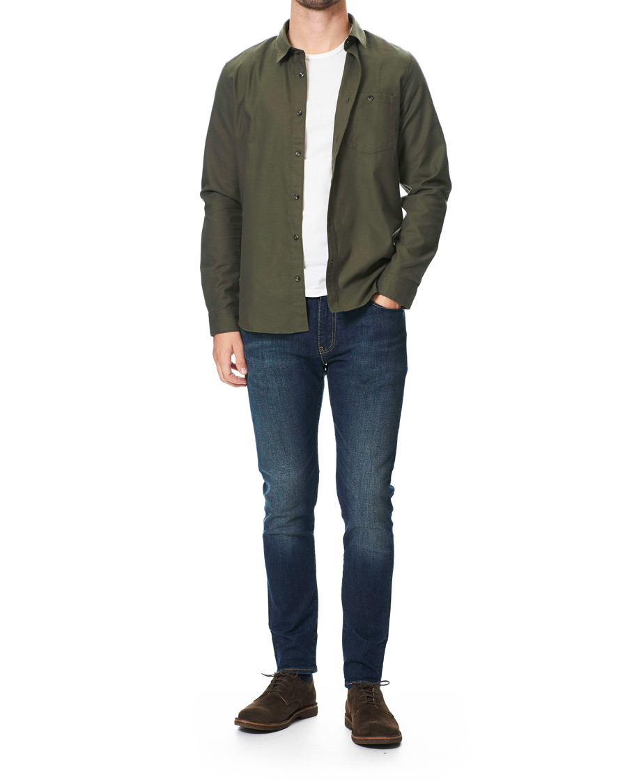 Herren | Hemden | A.P.C. | Chicago Flannel Shirt Dark Green