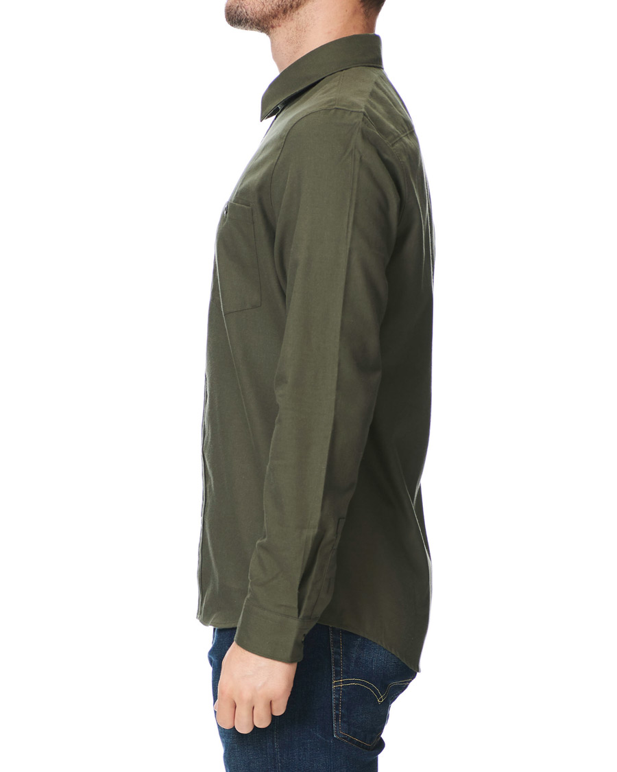 Herren | Hemden | A.P.C. | Chicago Flannel Shirt Dark Green