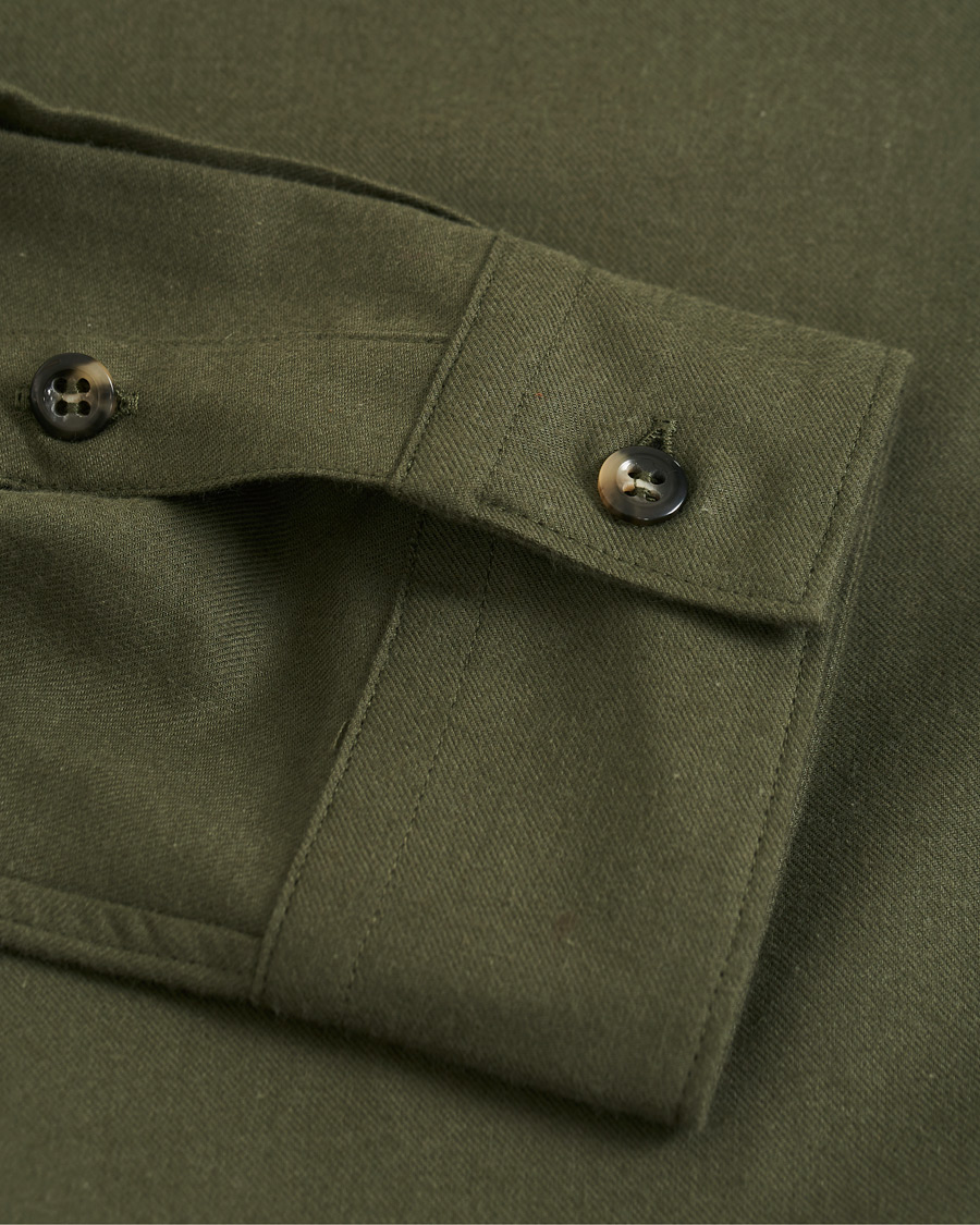 Herren | Hemden | A.P.C. | Chicago Flannel Shirt Dark Green