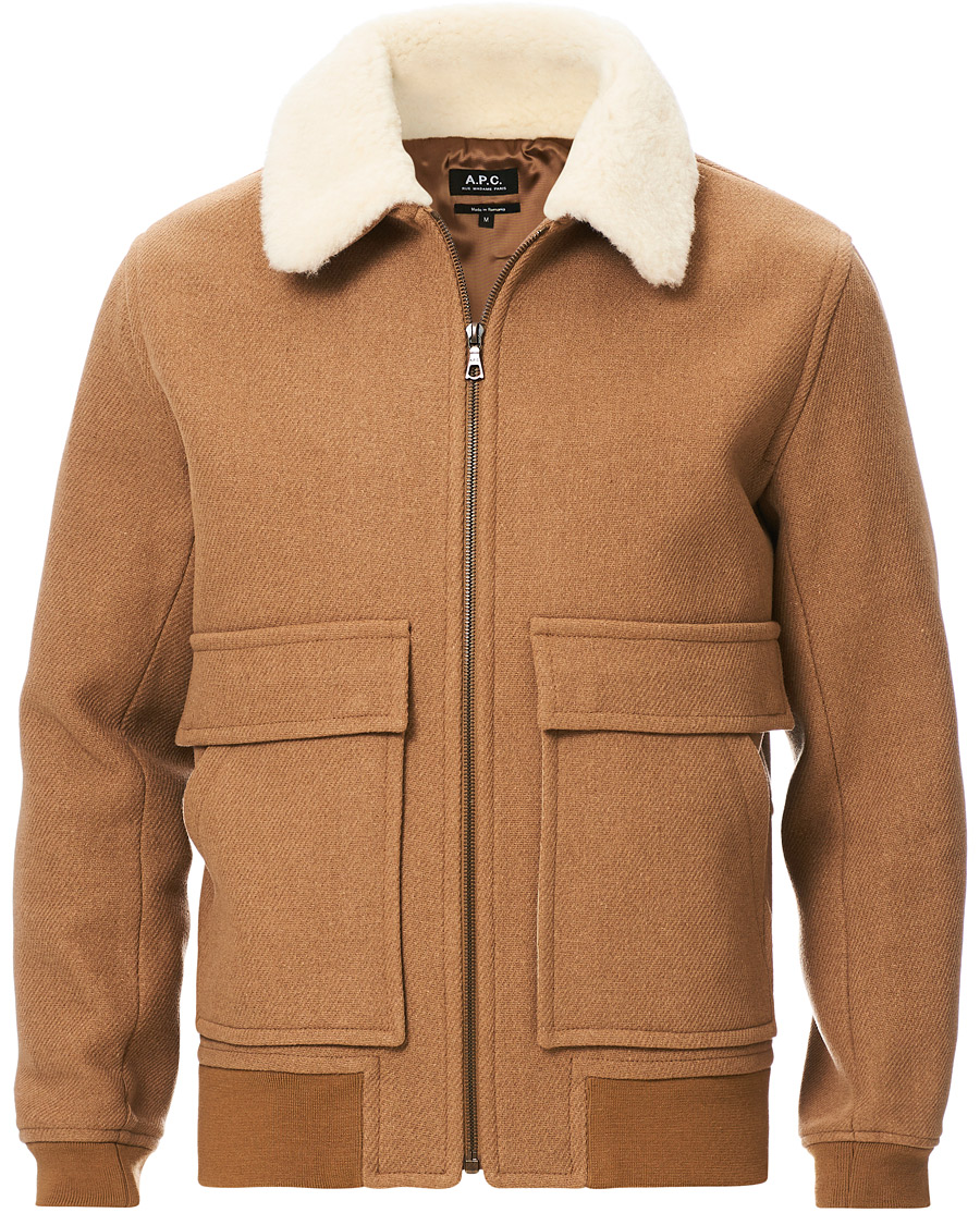 Herren | Jacken | A.P.C. | Bronze Blouson Jacket Brown