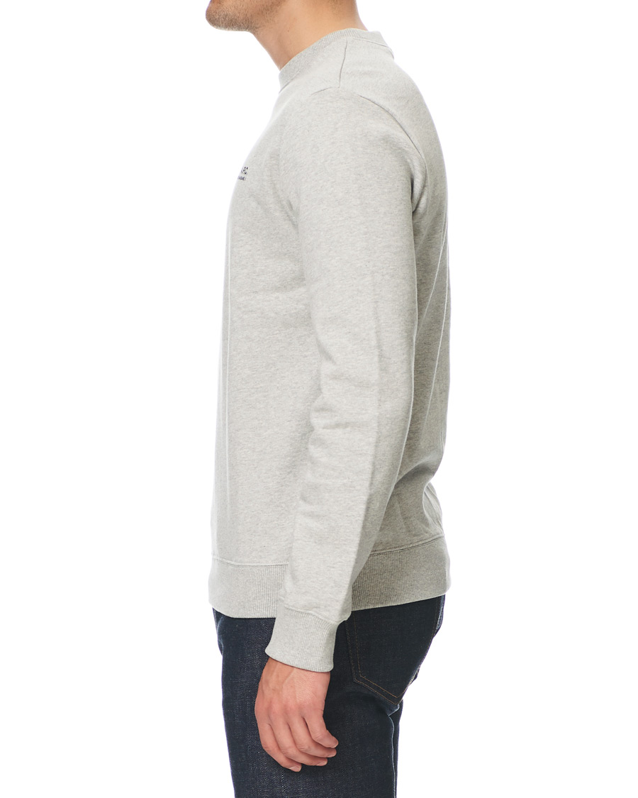 Herren | Pullover | A.P.C. | Item Crew Neck Sweatshirt Heather Grey