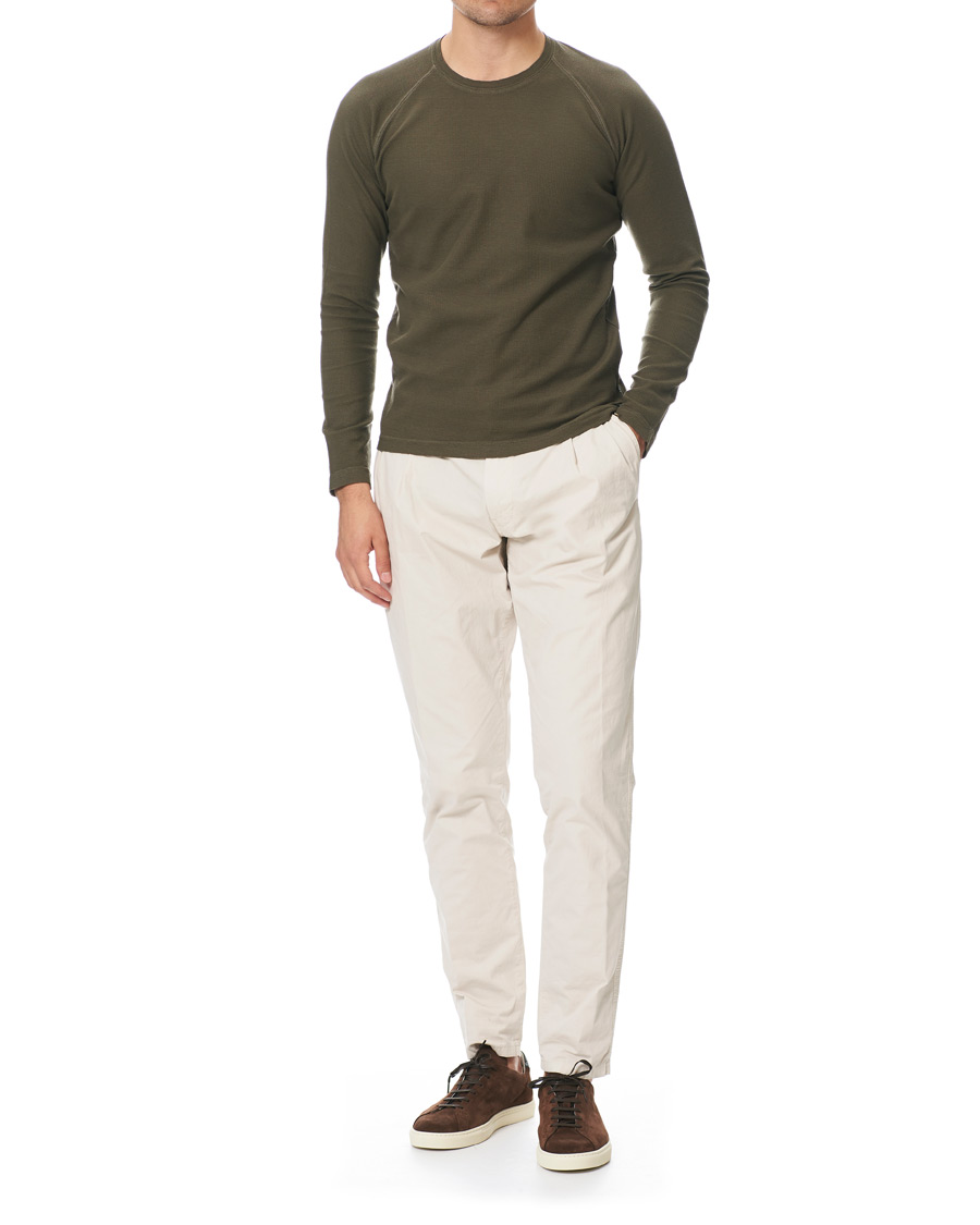 Herren | T-Shirts | Aspesi | Long Sleeve Raglan T-Shirt Military