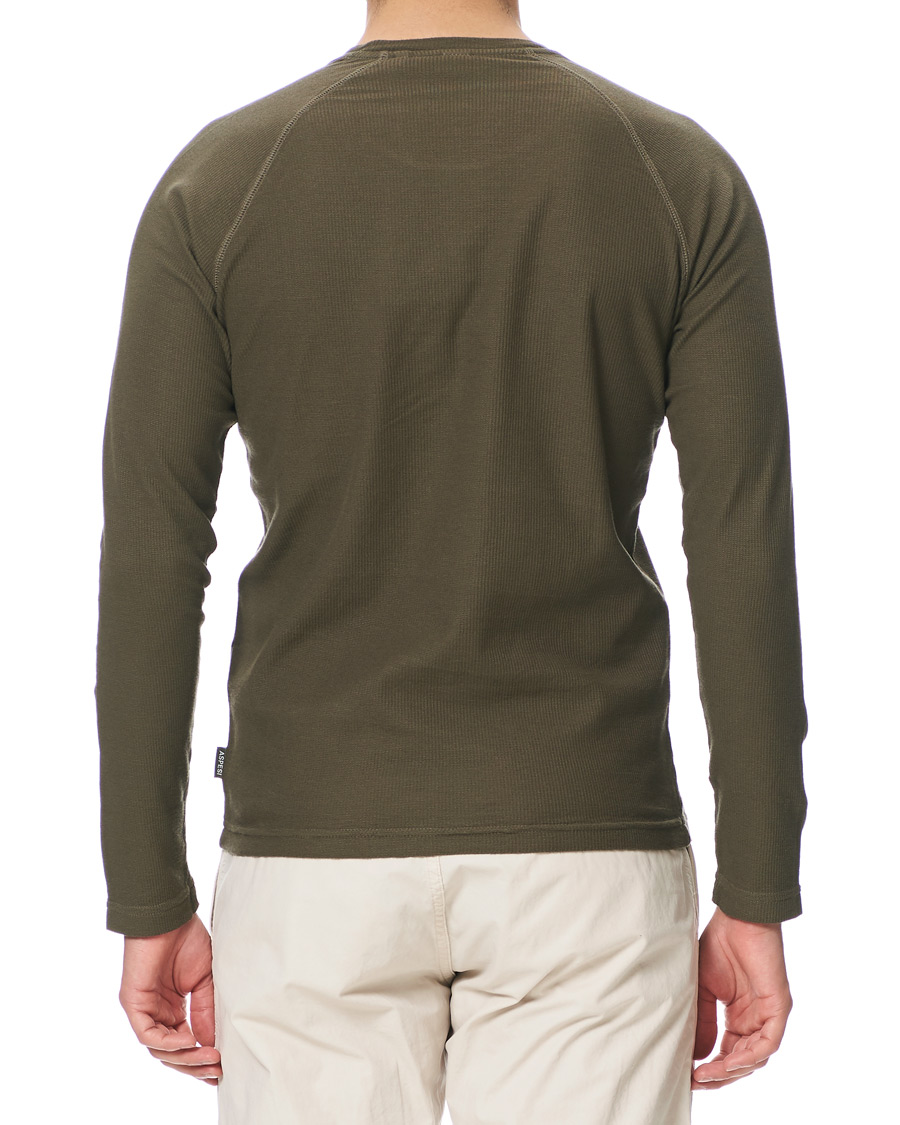 Herren | T-Shirts | Aspesi | Long Sleeve Raglan T-Shirt Military