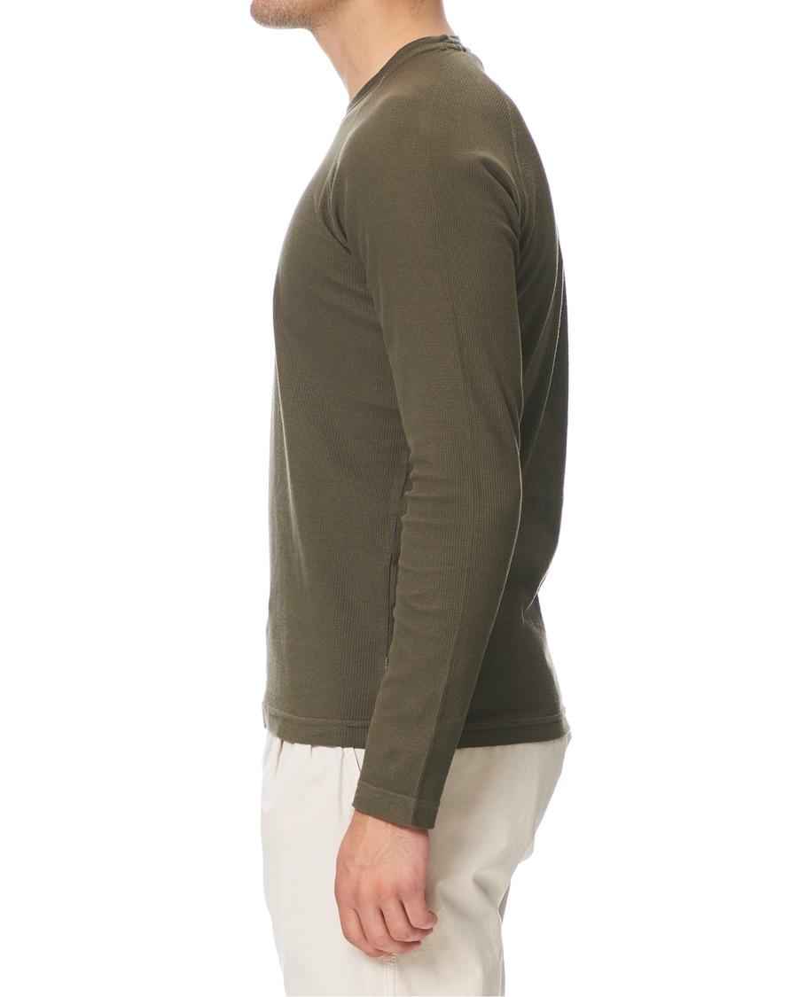Herren | T-Shirts | Aspesi | Long Sleeve Raglan T-Shirt Military