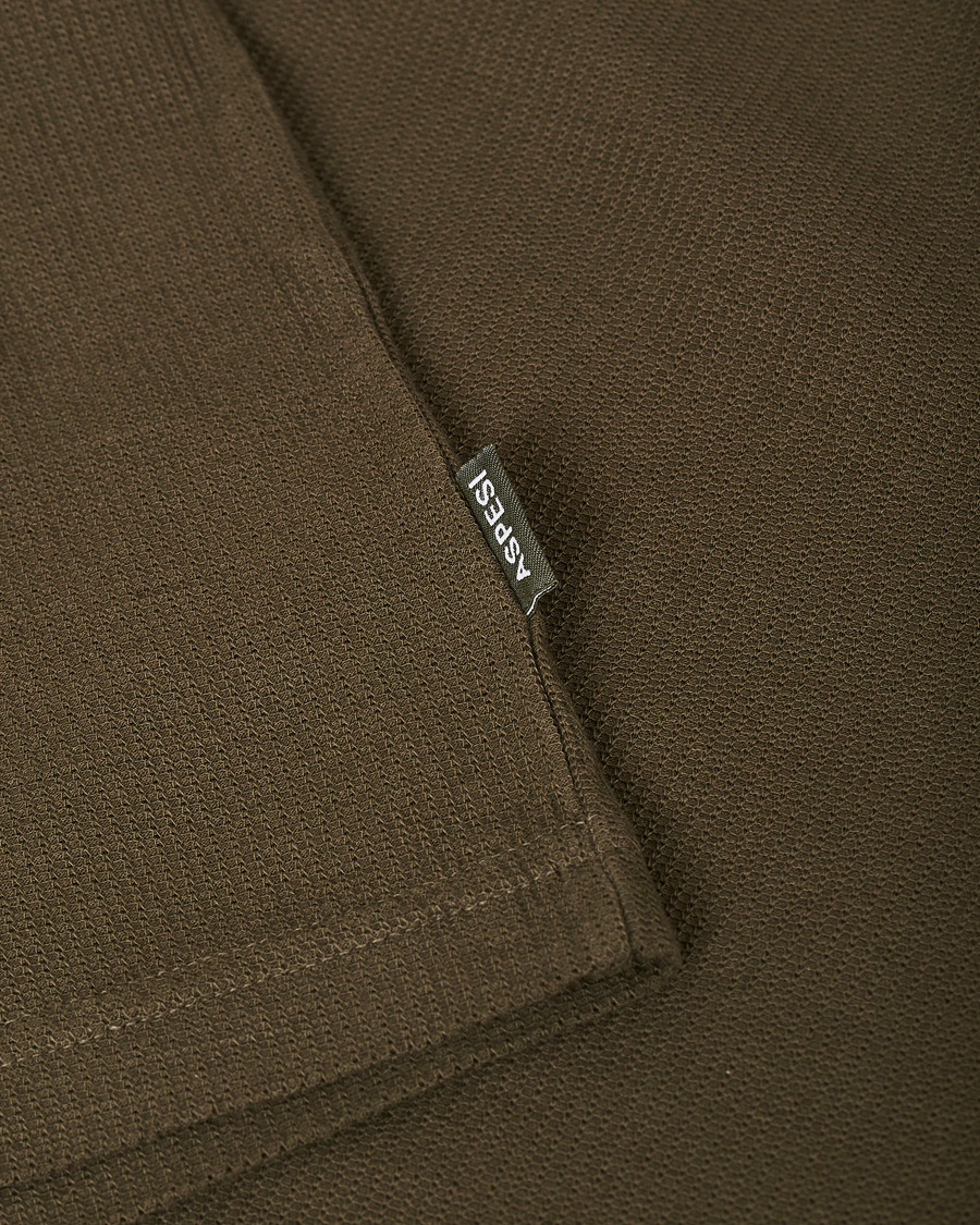 Herren | T-Shirts | Aspesi | Long Sleeve Raglan T-Shirt Military