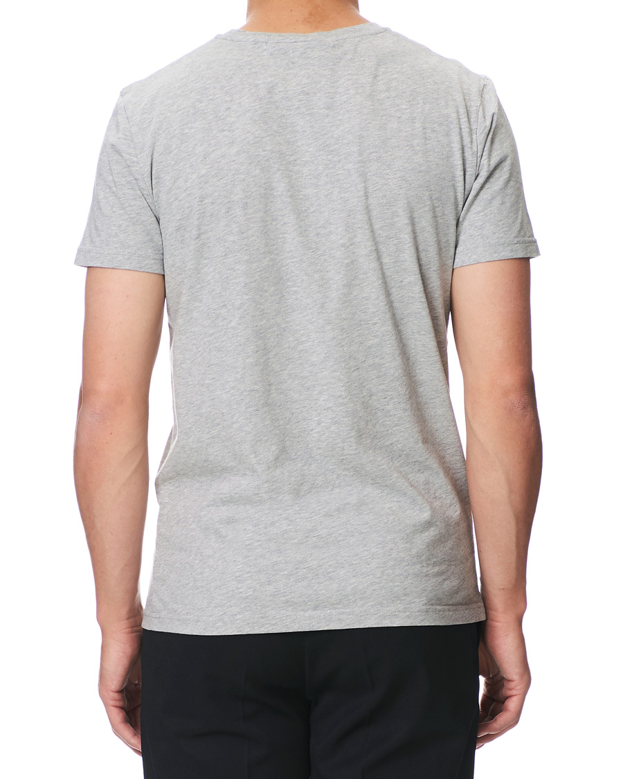 Herren | T-Shirts | Peak Performance | Original Logo Crew Neck Tee Light Grey Melange