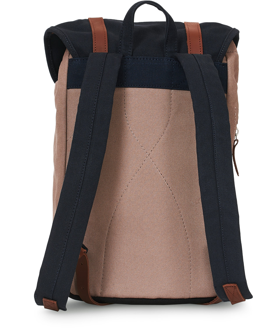 Herren | Sandqvist Stig Canvas Backpack Earth/Brown/Black | Sandqvist | Stig Canvas Backpack Earth/Brown/Black
