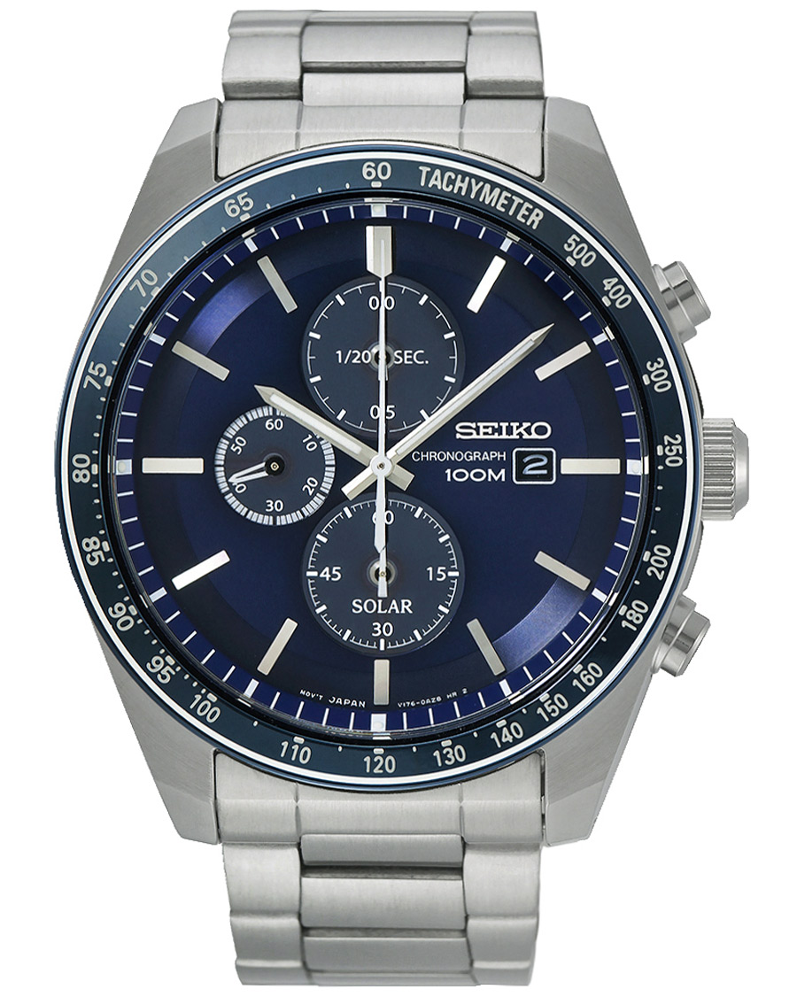 Seiko blue solar watch best sale