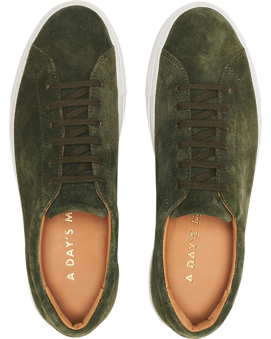 Herren | A Day's March Marching Sneaker Olive Suede 42 | A Day's March | Marching Sneaker Olive Suede 42