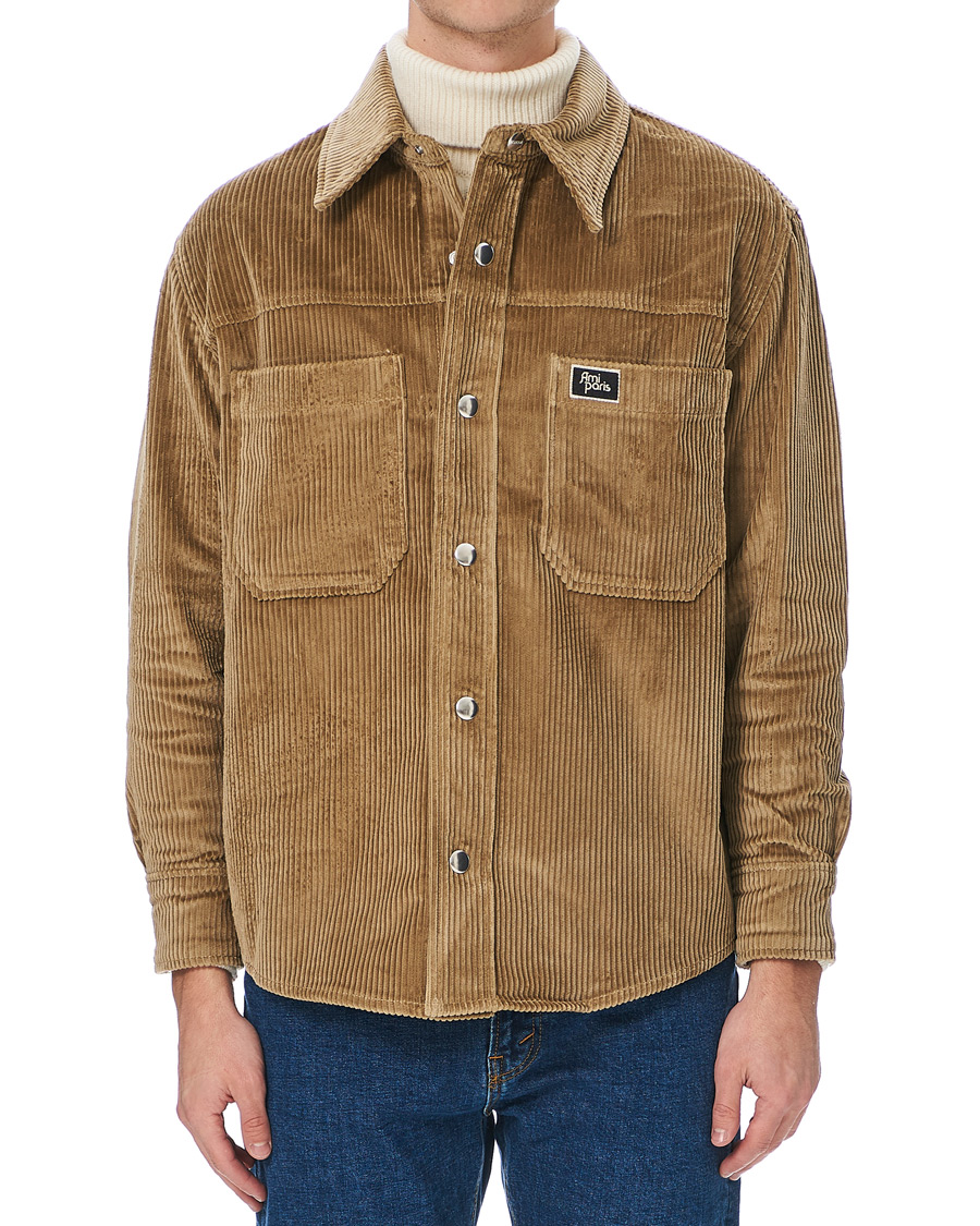 Herren | | AMI | Corduroy Shirt Jacket Olive