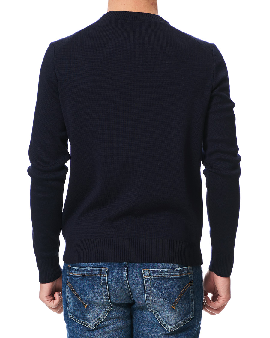 Herren | Pullover | AMI | Heart Logo Merino Sweater Navy