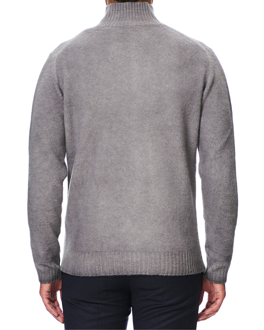 Herren | Pullover | Altea | Brushed Wool Turtleneck Grey