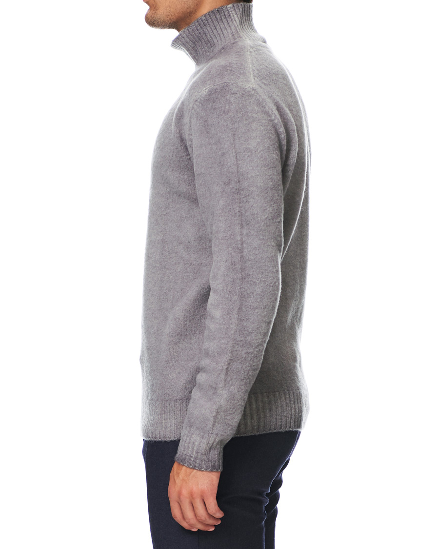 Herren | Pullover | Altea | Brushed Wool Turtleneck Grey