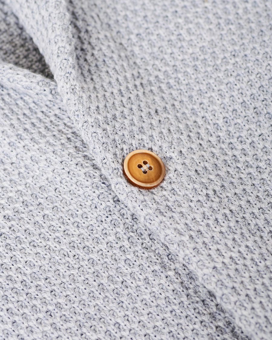 Herren | Pullover | Altea | Shawl Collar Cardigan Grey Melange