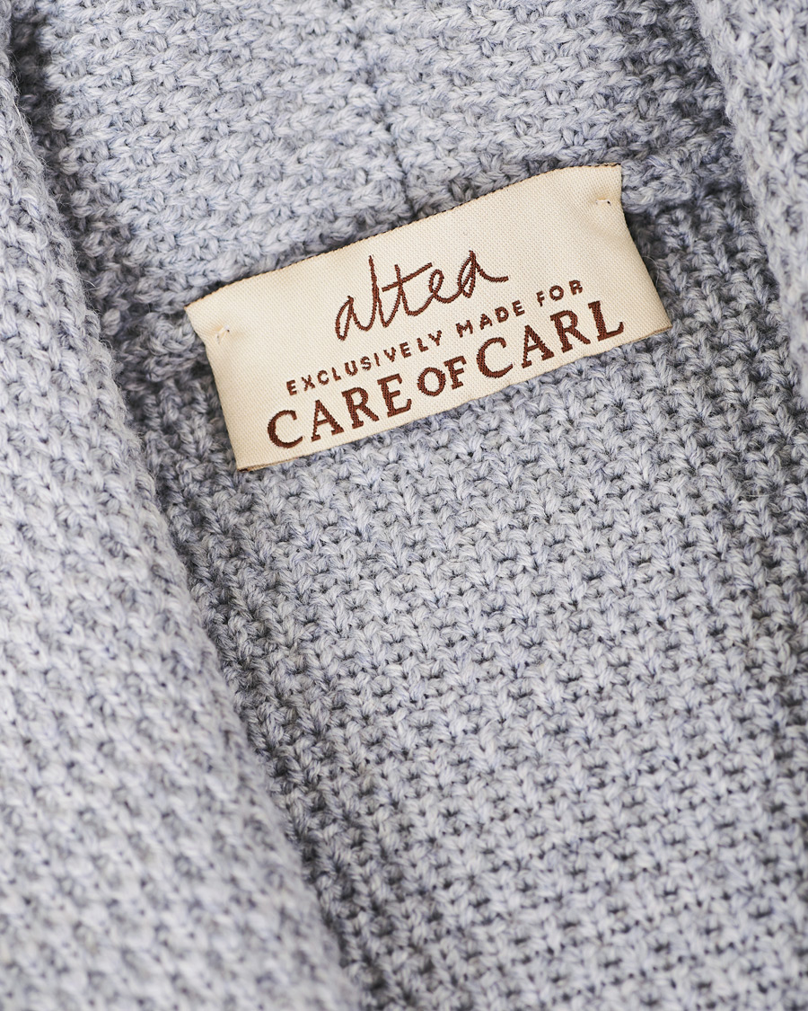 Herren | Pullover | Altea | Shawl Collar Cardigan Grey Melange
