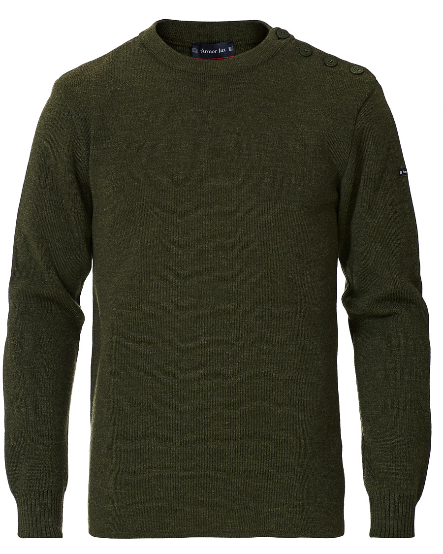 Herren | Pullover | Armor-lux | Fouesnant Classic Sweater Dark Green