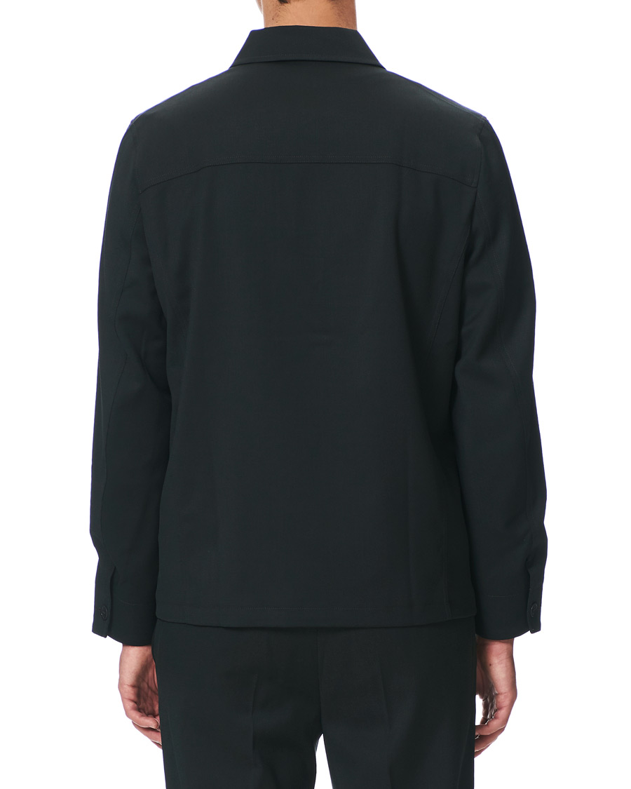 Herren | Hemden | Filippa K | Louis Gabardine Jacket Dark Spruce