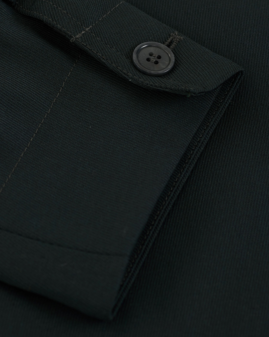Herren | Hemden | Filippa K | Louis Gabardine Jacket Dark Spruce