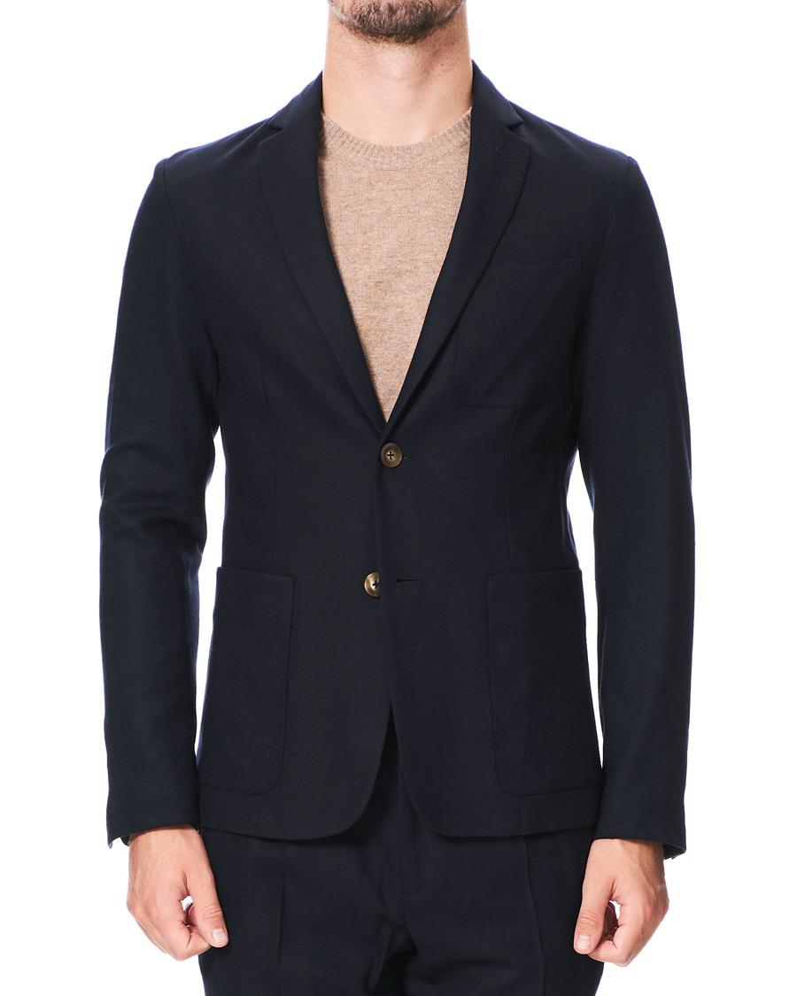 Herren | Sakkos | Barena | Borgo Wool Blazer Navy
