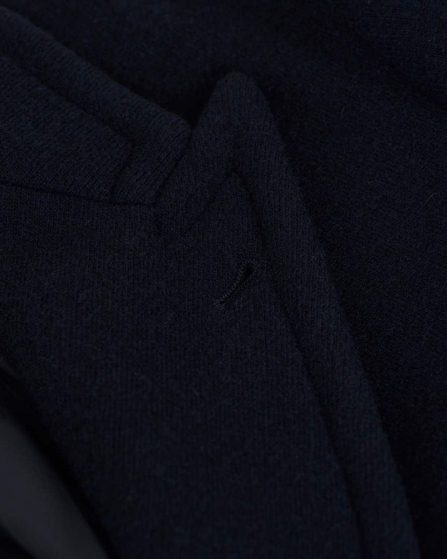 Herren | Jacken | Barena | Soft Double Breasted Wool Coat Navy