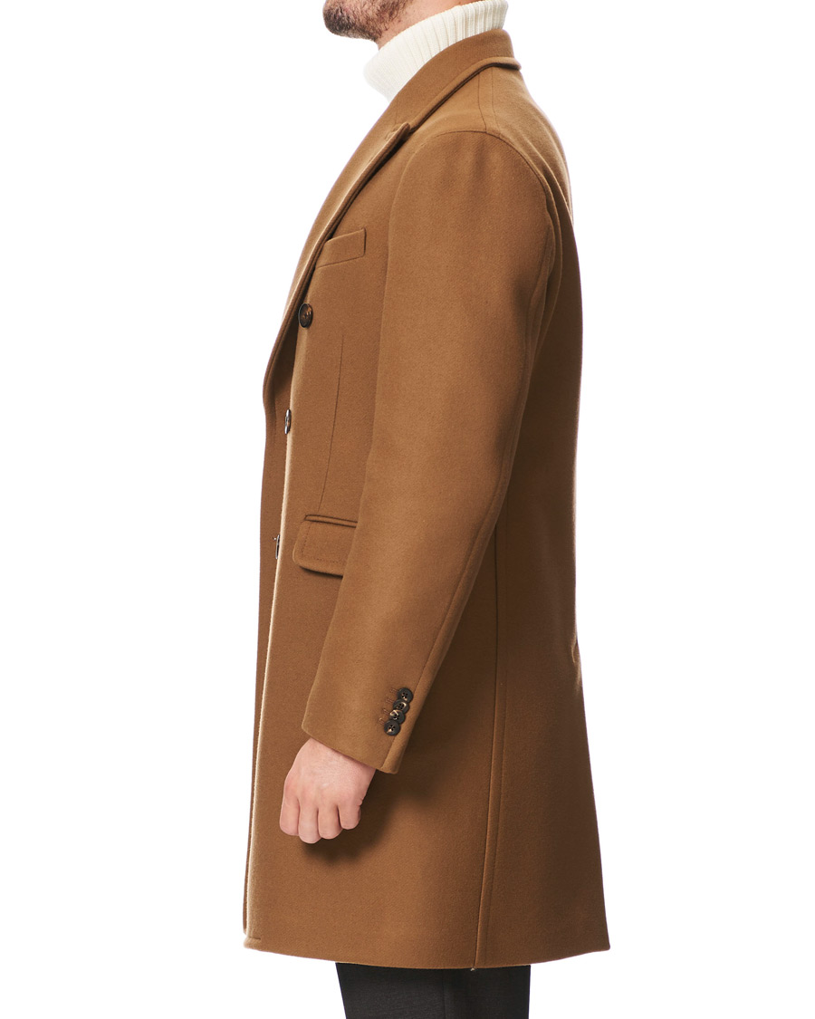 Herren | Jacken | Boglioli | Double Breasted Wool Coat Brown