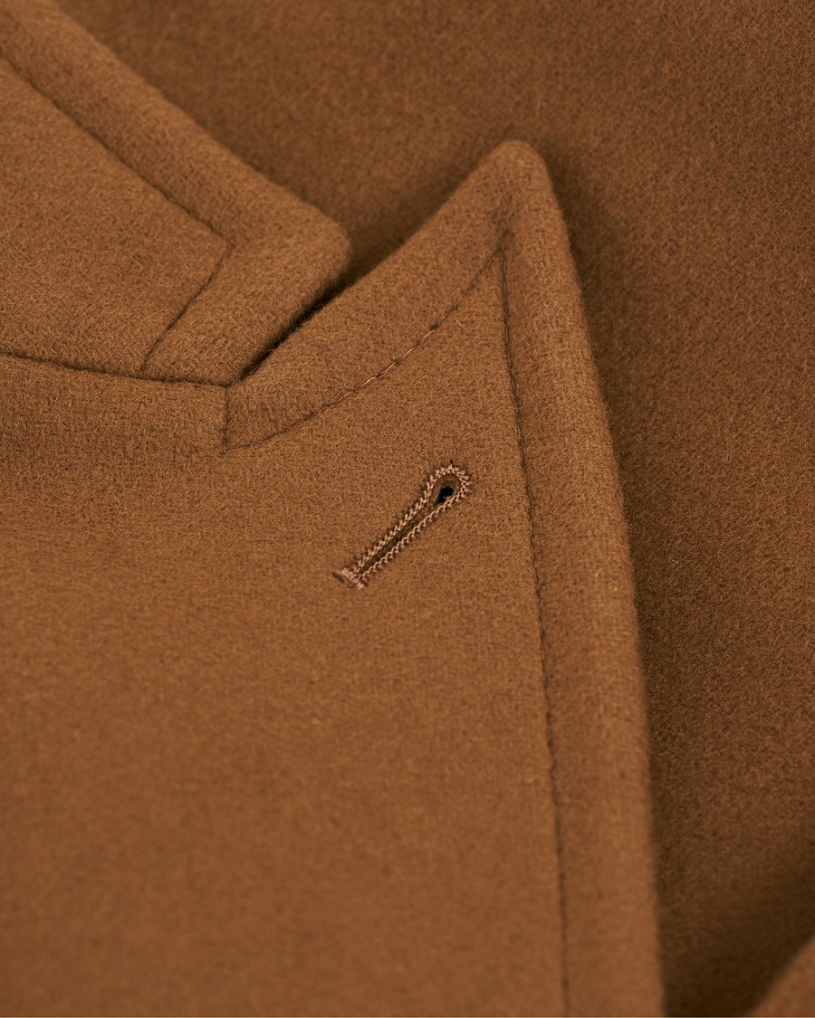 Herren | Jacken | Boglioli | Double Breasted Wool Coat Brown