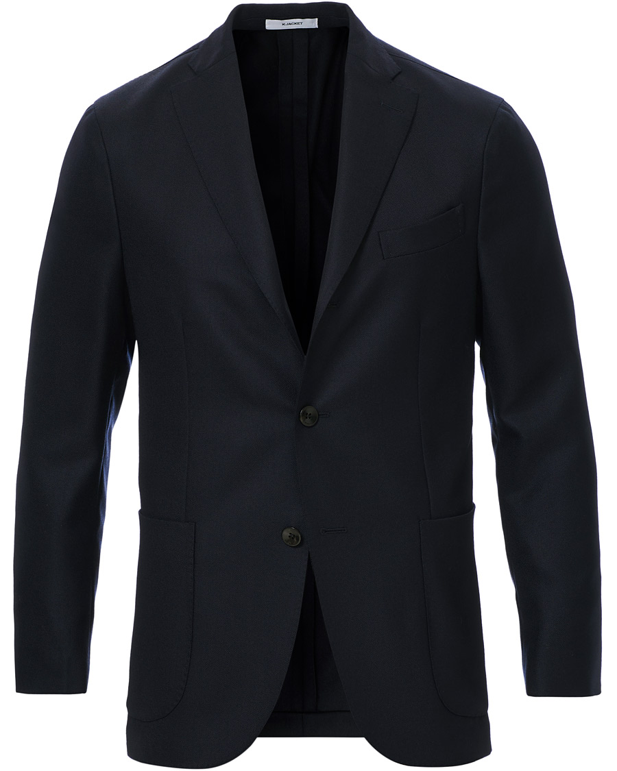 Herren | Sakkos | Boglioli | K Jacket Wool Hopsack Blazer Navy 46