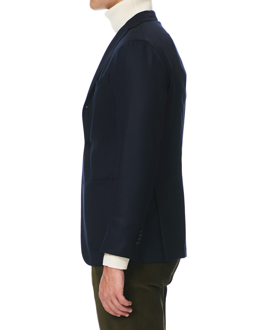 Herren | Sakkos | Boglioli | K Jacket Wool Hopsack Blazer Navy 46