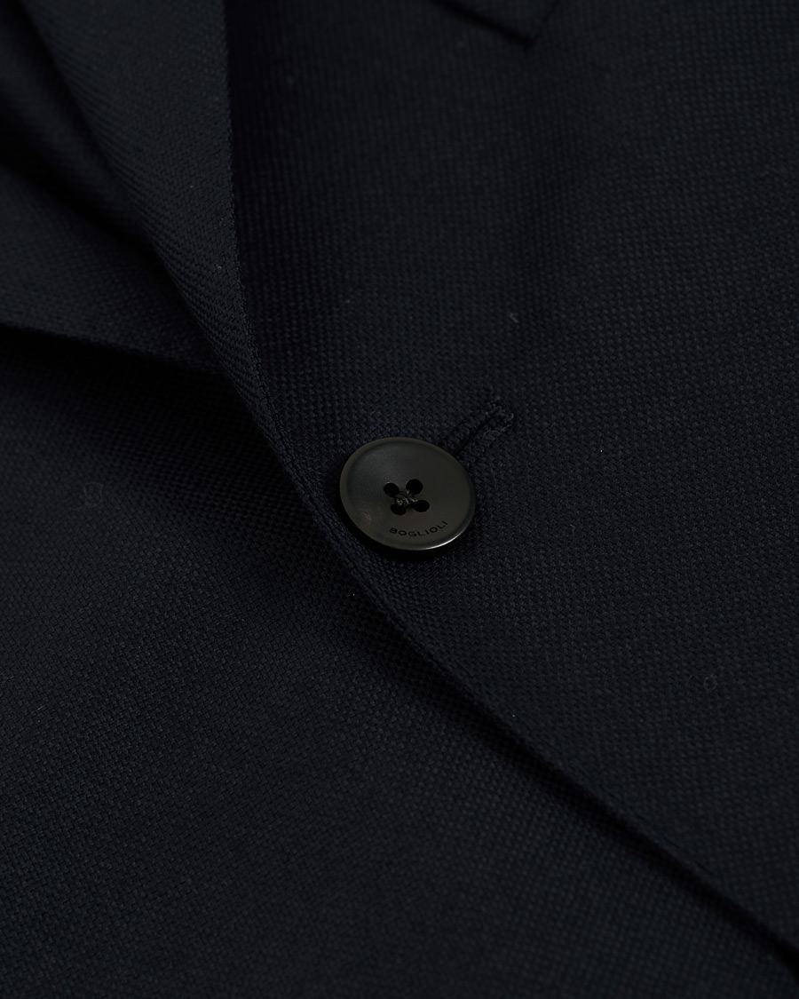 Herren | Sakkos | Boglioli | K Jacket Wool Hopsack Blazer Navy 46