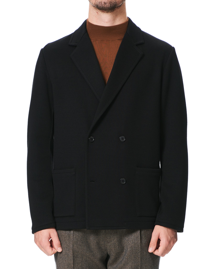 Herren | Sakkos | Camoshita | Knitted Cardigan Blazer Navy