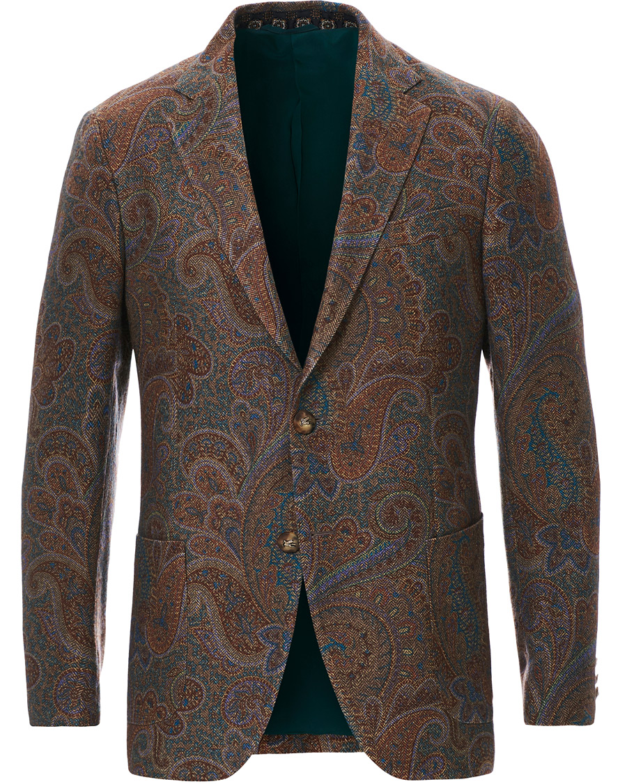 Herren | Sakkos | Etro | Cashmere Paisley Blazer Brown
