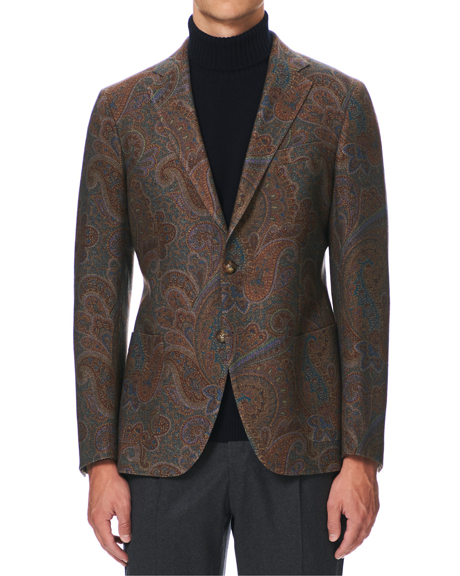 Herren | Sakkos | Etro | Cashmere Paisley Blazer Brown