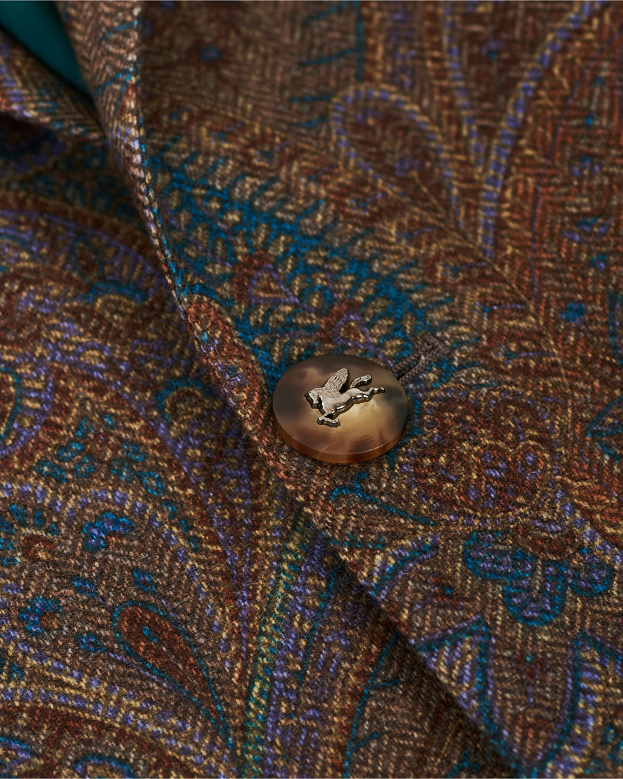 Herren | Sakkos | Etro | Cashmere Paisley Blazer Brown