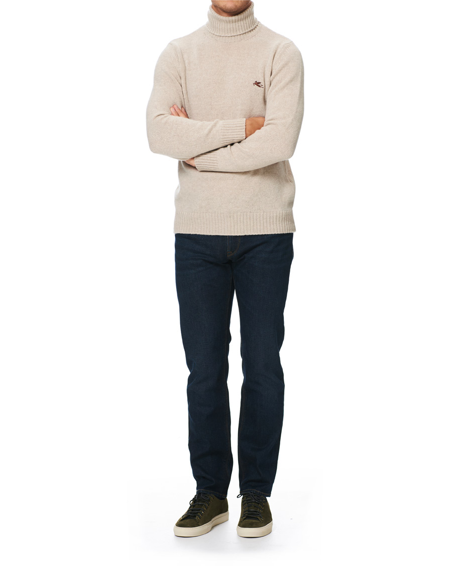 Herren | Pullover | Etro | Virgin Wool Turtleneck Sweater Off White