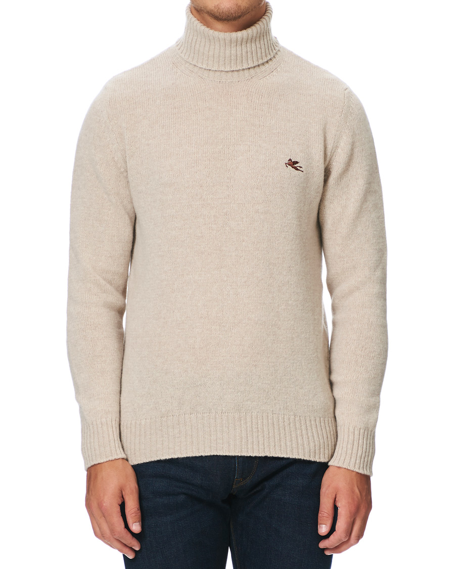 Herren | Pullover | Etro | Virgin Wool Turtleneck Sweater Off White