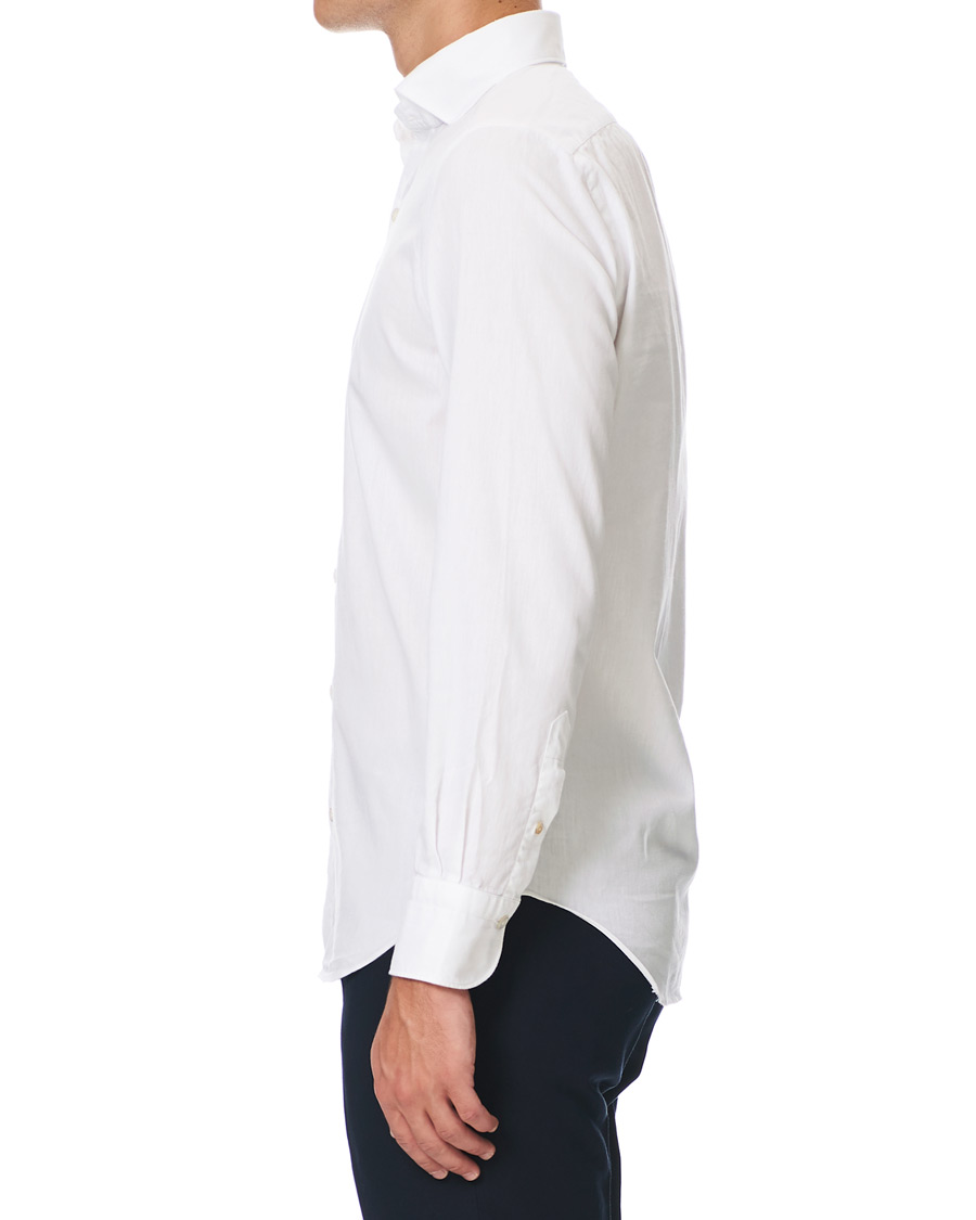 Herren | Hemden | Finamore Napoli | Tokyo Slim Fit Original Chambray Shirt White