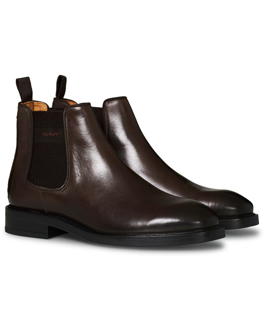 Herren | GANT Flairville Chelsea Boot Dark Brown Calf 40 | GANT | Flairville Chelsea Boot Dark Brown Calf 40