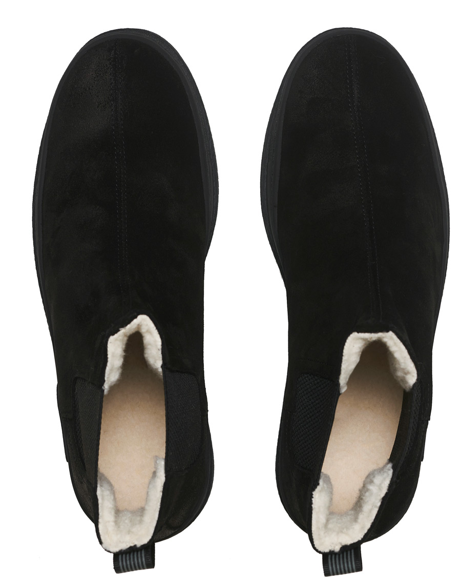 Herren | GANT Cloyd Shearling Chelsea Boot Black Suede | GANT | Cloyd Shearling Chelsea Boot Black Suede